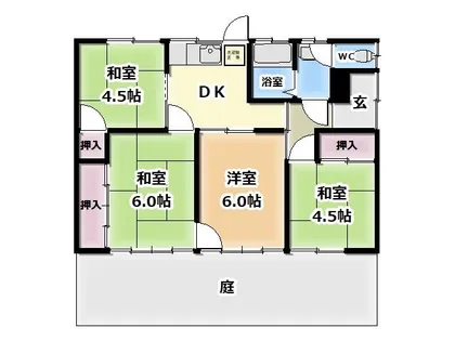 愛知県豊橋市緑ケ丘1丁目【一戸建】の間取り