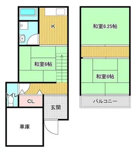 大阪府堺市東区野尻町【一戸建】の間取り