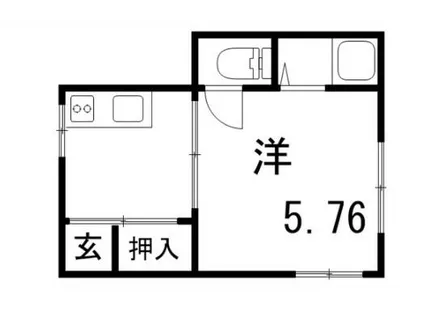 東峰コーポ【2階】の間取り