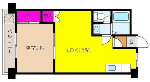 兵庫県神戸市東灘区御影中町4丁目【マンション】の間取り