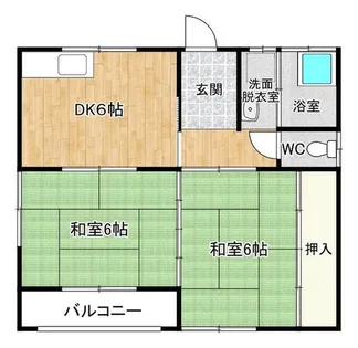 エンスペースI【102号室】の間取り