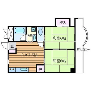 Mi piace吹田(ミ・ピアーチェスイタ)【1階】の間取り