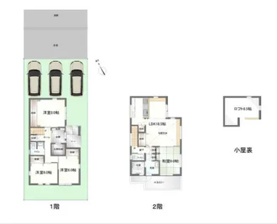 兵庫県姫路市北条【一戸建】の間取り