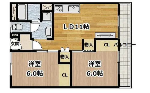 京都府京都市伏見区向島藤ノ木町【マンション】の間取り