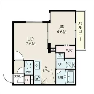 ALTUS南平岸【2階】の間取り