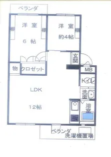 兵庫県神戸市西区王塚台5丁目【マンション】の間取り