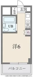 スカイコート姫路【512号室】の間取り