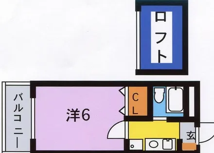 ボンジュール【403号室】の間取り