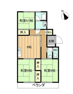 パピリオン豊【302号室】の間取り