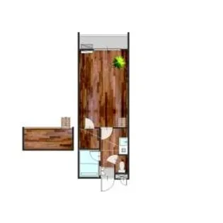 セザンヌ原町3【210号室】の間取り