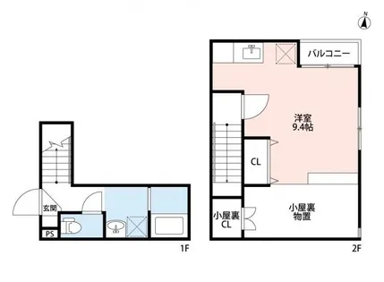 Bel Tempo周船寺【2階】の間取り