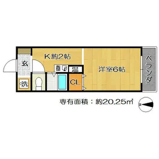 リバーサイド車田【3階】の間取り