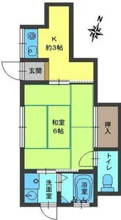 東野文化【1階】の間取り