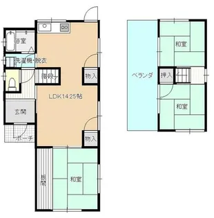 奈良県橿原市西池尻町【一戸建】の間取り