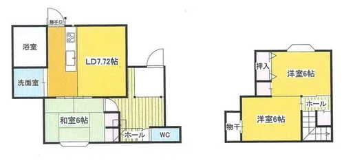 京都府亀岡市畑野町広野平井【一戸建】の間取り