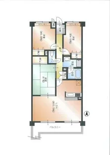 ネオシティ大和高田 B棟【3階】の間取り