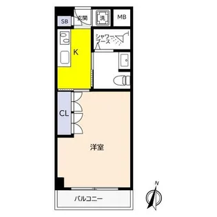 芦屋精道町アネックス【5階】の間取り