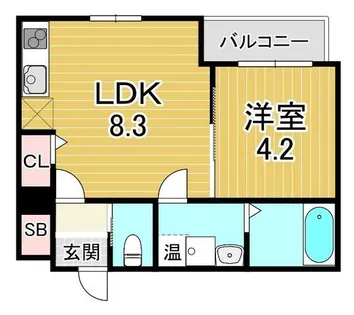 兵庫県神戸市長田区浪松町5丁目【アパート】の間取り