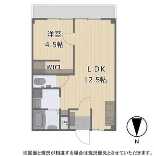 刈谷市新富町1丁目岡田アパート【201号室】の間取り