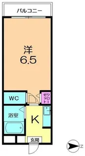 ロイヤルクリヨン【103号室】の間取り