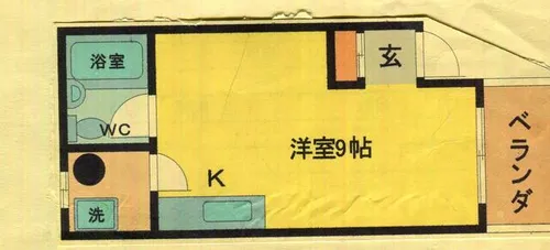 サトオカマンション【102号室】の間取り