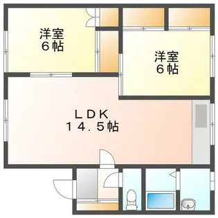 さわらび【2階】の間取り