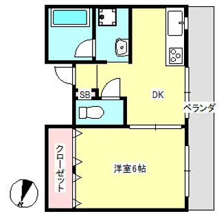 兵庫県神戸市長田区五番町7丁目【マンション】の間取り