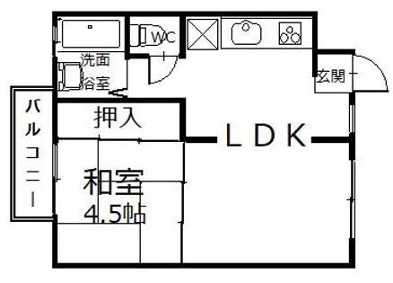 さくらマンション【3階】の間取り