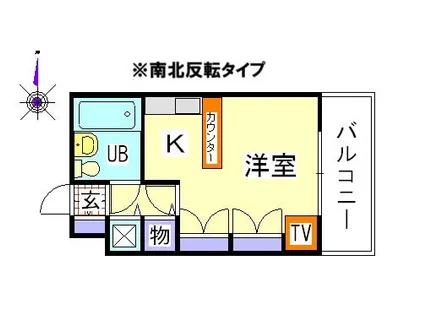 パレスT天満通【2階】の間取り