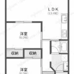 ラピュタ宮前【7階】の間取り