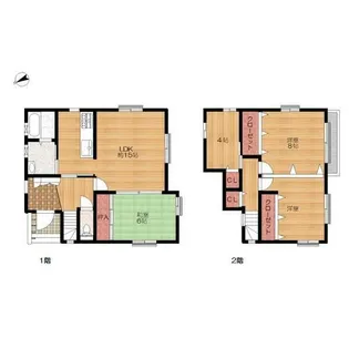 大阪府高石市東羽衣1丁目【一戸建】の間取り