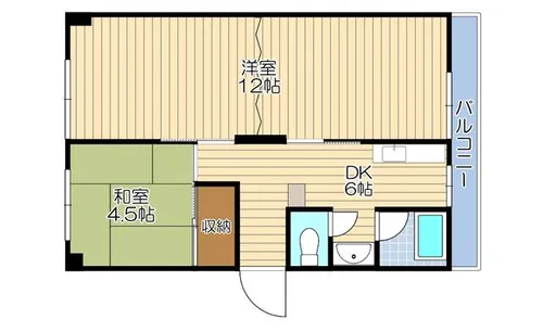 松井マンション【3階】の間取り