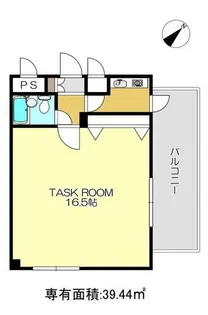 TASK IN 2be1【403号室】の間取り