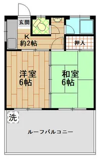 サニーコート平野【3階】の間取り