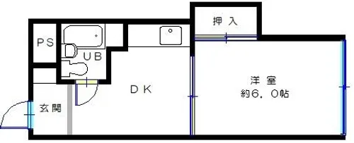 北海道札幌市豊平区平岸二条13丁目【マンション】の間取り