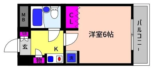 兵庫県神戸市東灘区岡本2丁目【マンション】の間取り