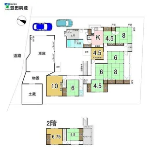 愛知県豊田市西広瀬町市場【一戸建】の間取り