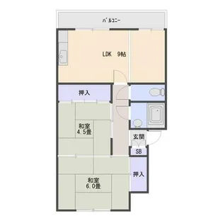 富士見ビル【403号室】の間取り