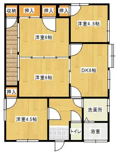 福岡県筑紫野市湯町1丁目【一戸建】の間取り