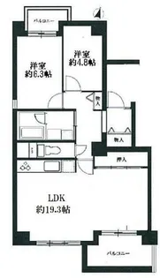兵庫県神戸市東灘区御影郡家1丁目【マンション】の間取り