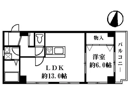 兵庫県芦屋市大原町【マンション】の間取り