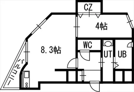 クラッセ知事公館前【5階】の間取り