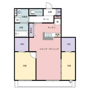 AQUILA須磨海浜公園【2階】の間取り