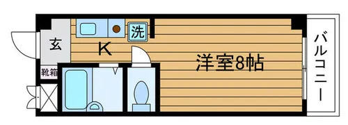 第8東昌ハイツ【4階】の間取り
