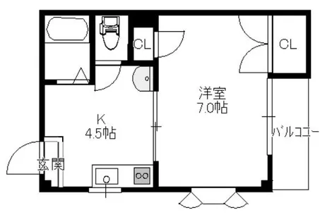 シャルムK【2階】の間取り