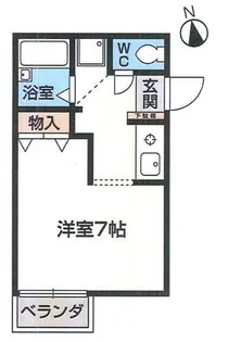 オモトハイツ【1階】の間取り