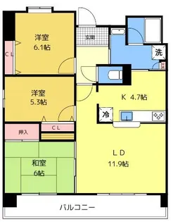 ユニーブル明円町2【202号室】の間取り