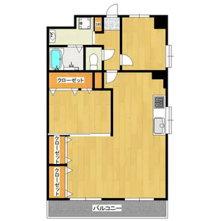 ビブレ西小倉A棟【3階】の間取り