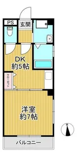 丸太ハイツ【501号室】の間取り