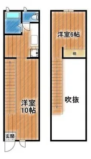 ボナールSentosa輝【102号室】の間取り